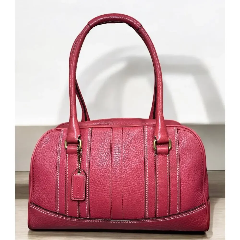 Y2K Coach 10526 Hamilton Pebble Leather Satchel Bag